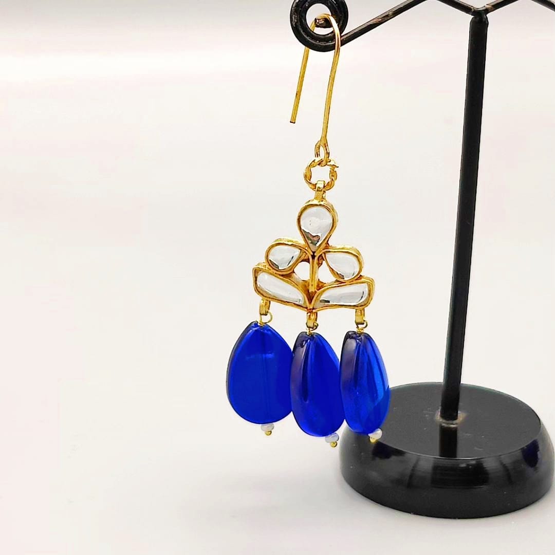 Dew Drops Earrings Blue