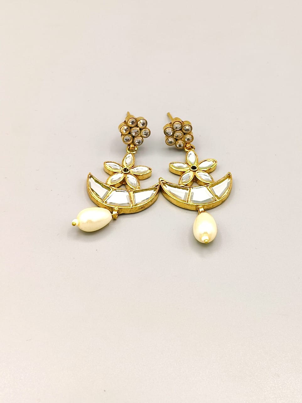 Nawabi Kundan Earrings