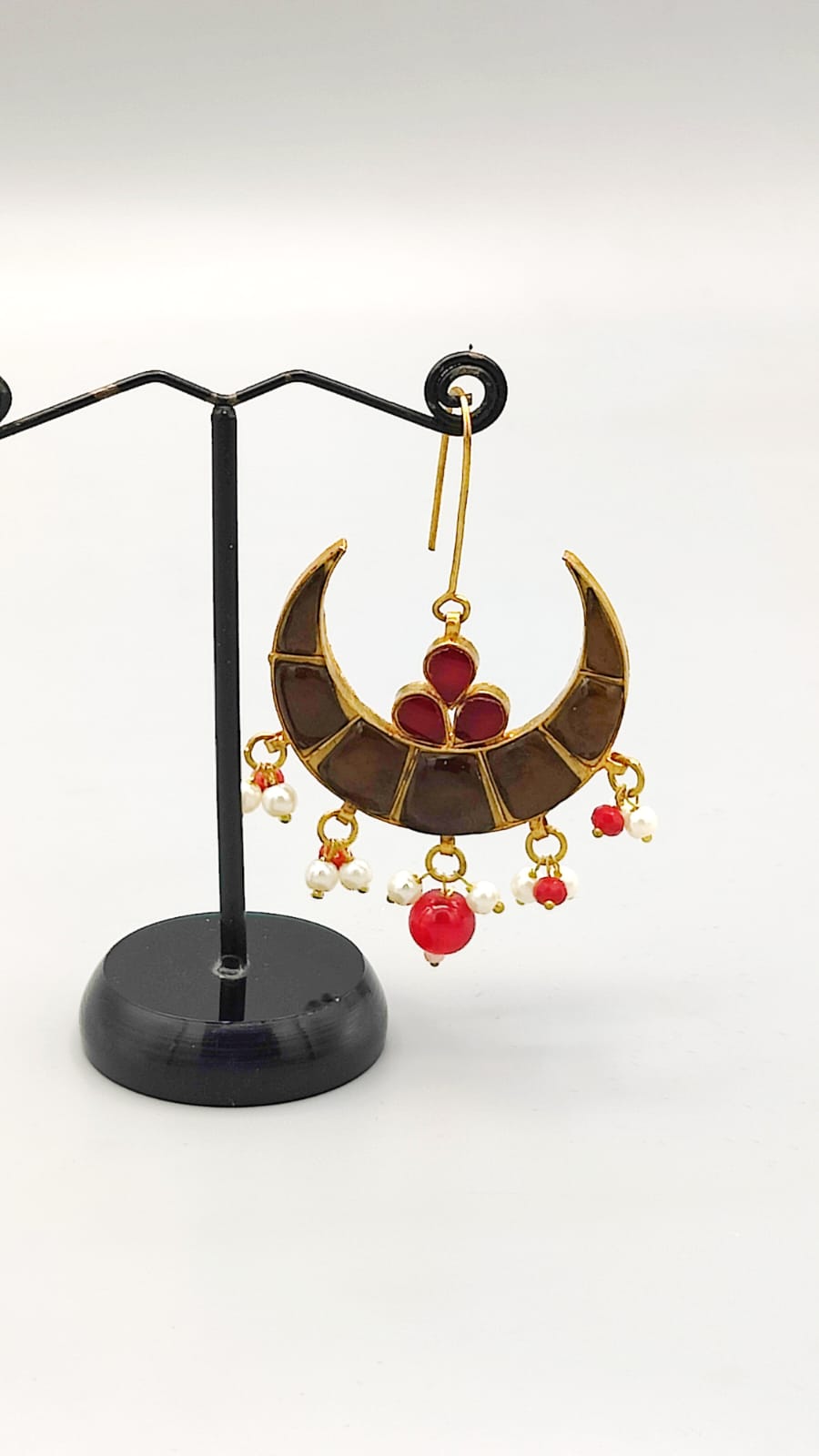 Crimson Cascade Earrings