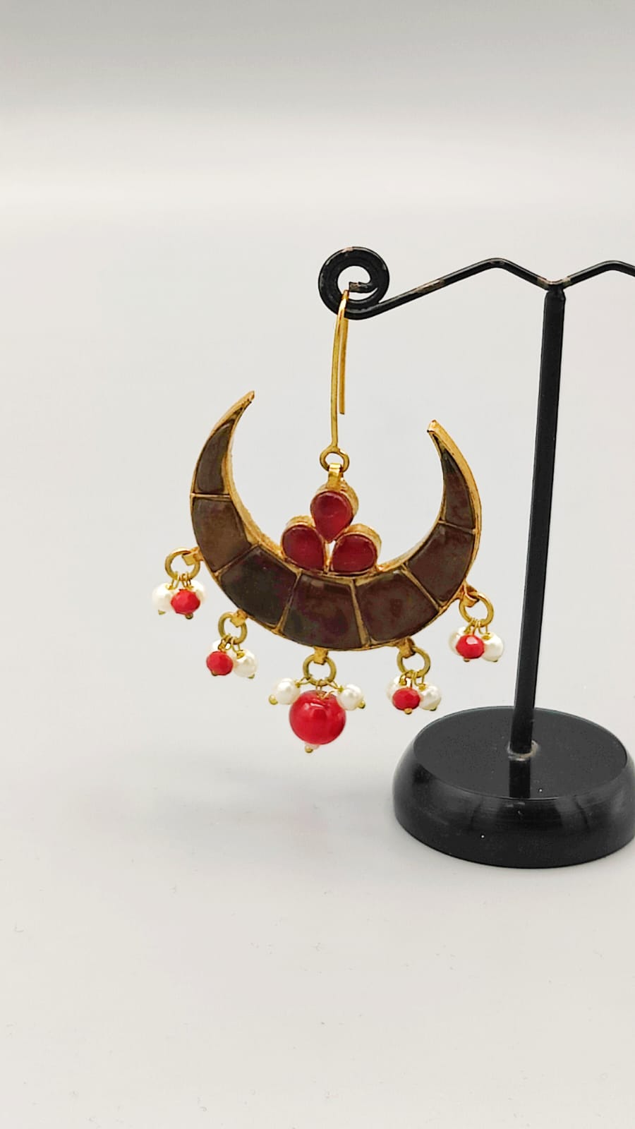 Crimson Cascade Earrings