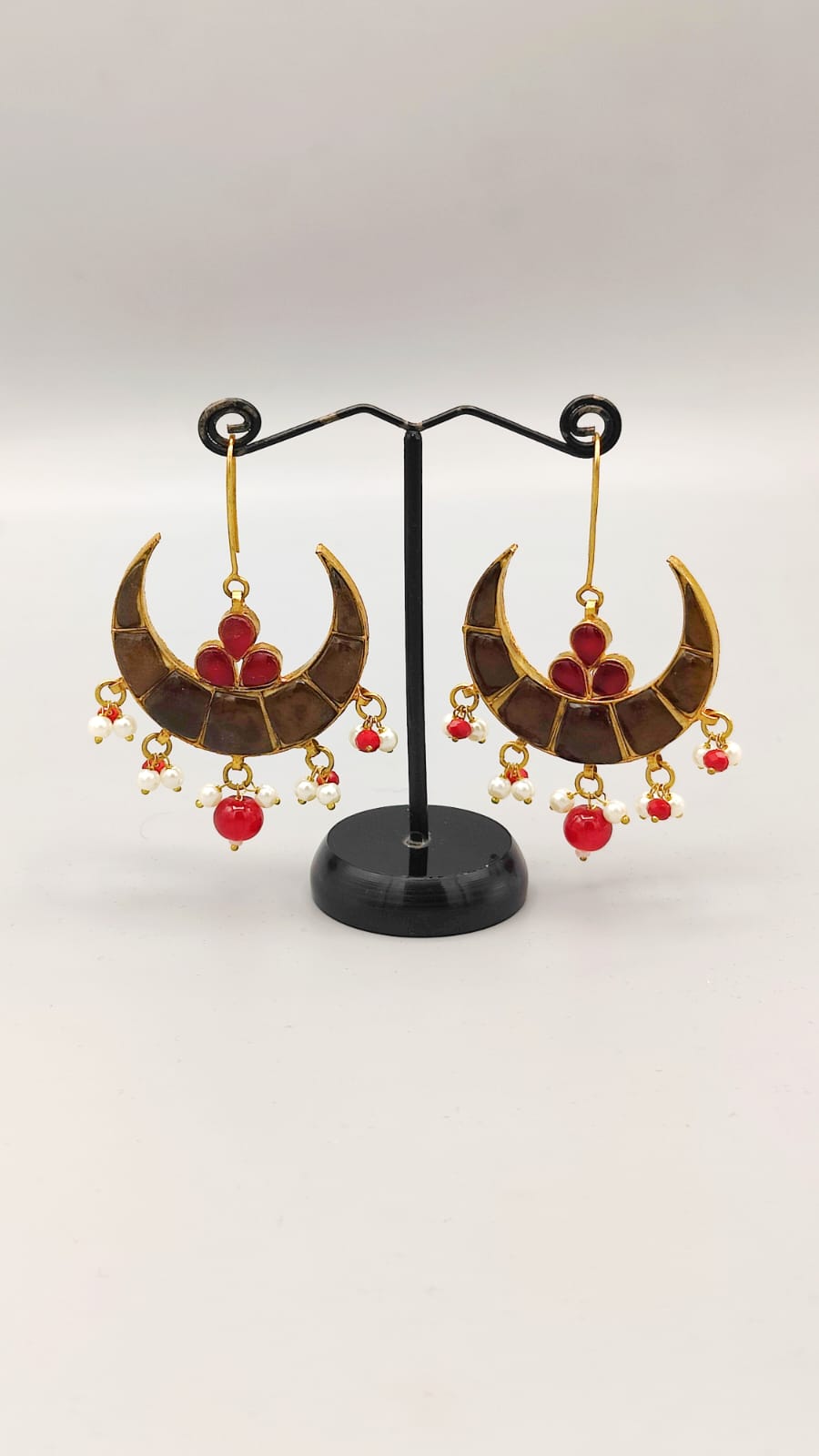 Crimson Cascade Earrings