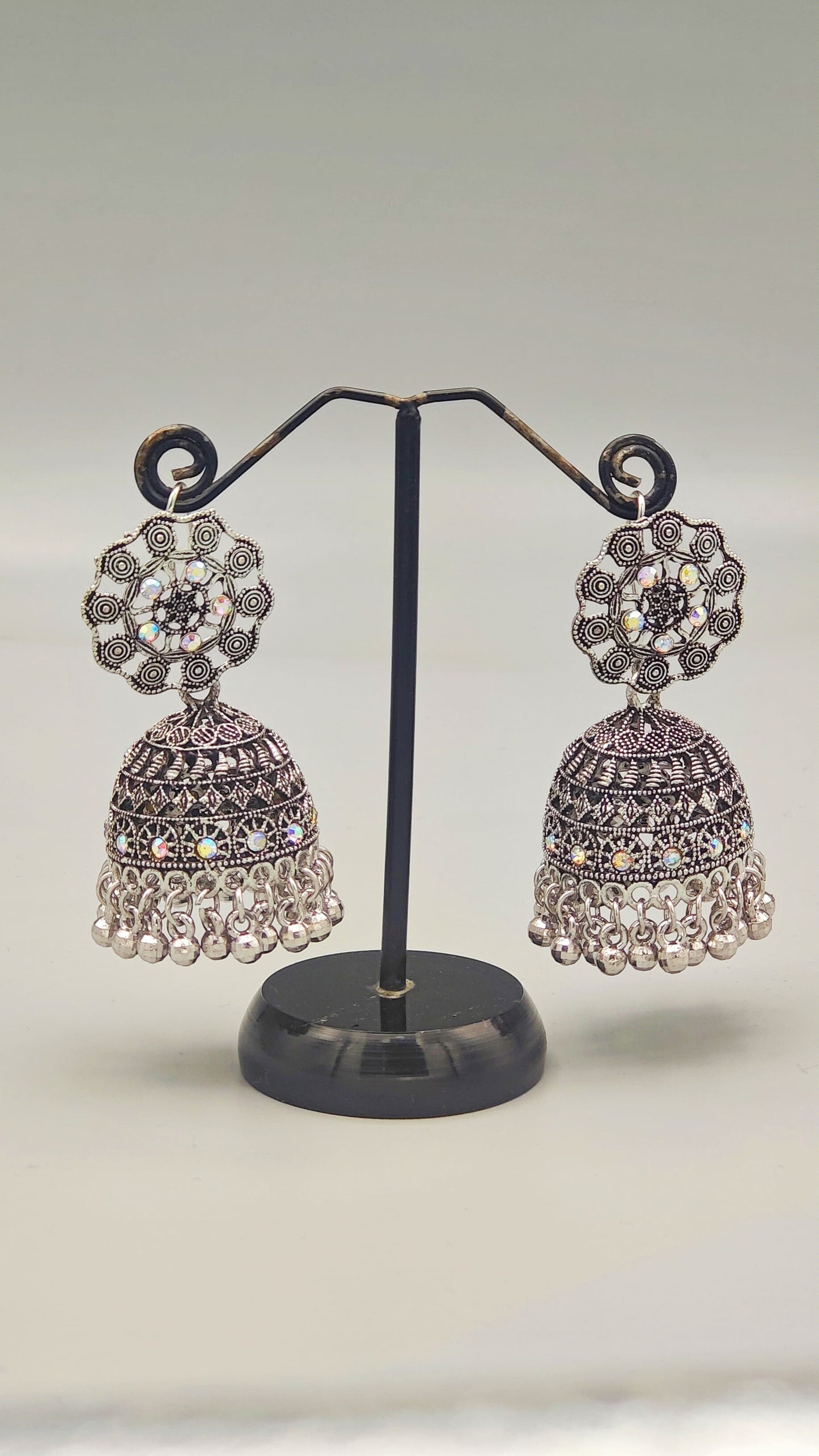 Radiant Blossom Jhumkas