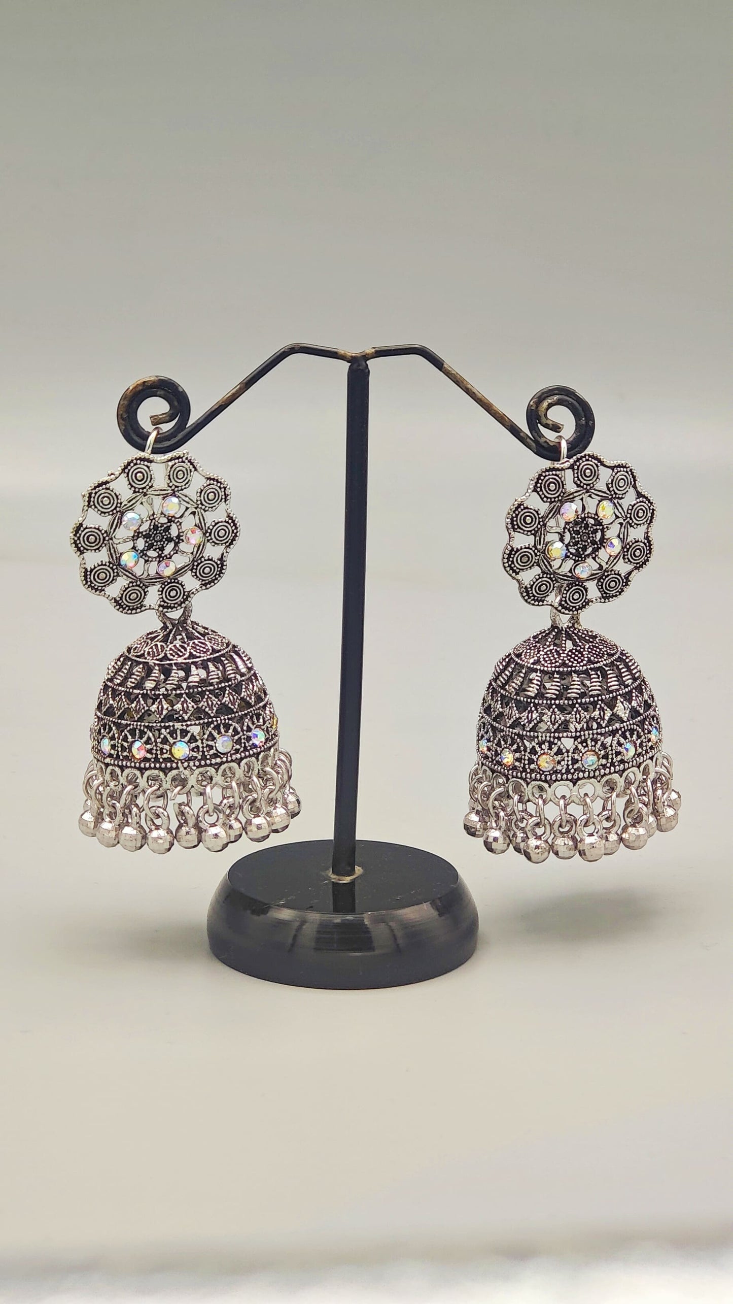 Radiant Blossom Jhumkas