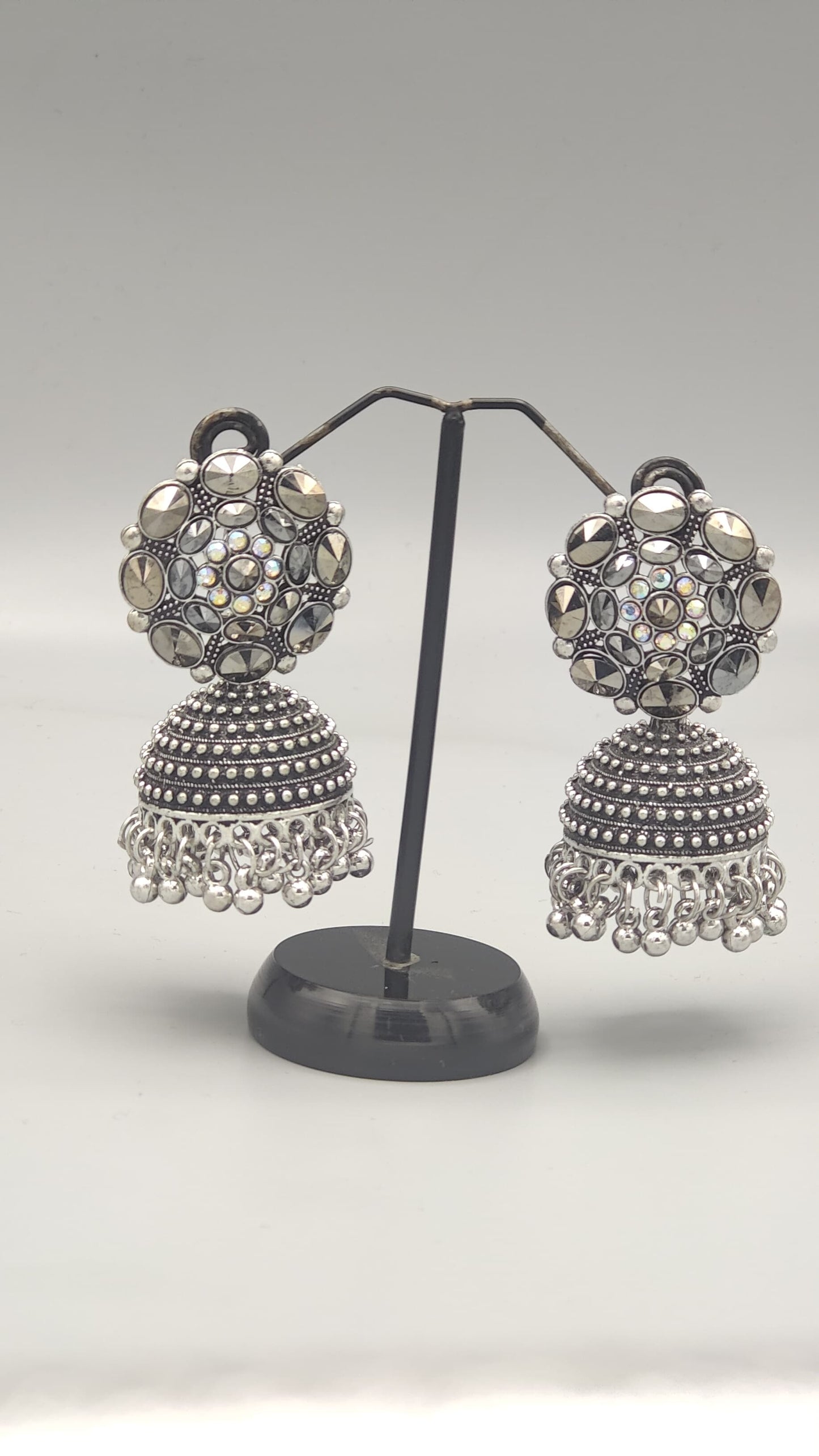 Mirror Majesty Jhumkas