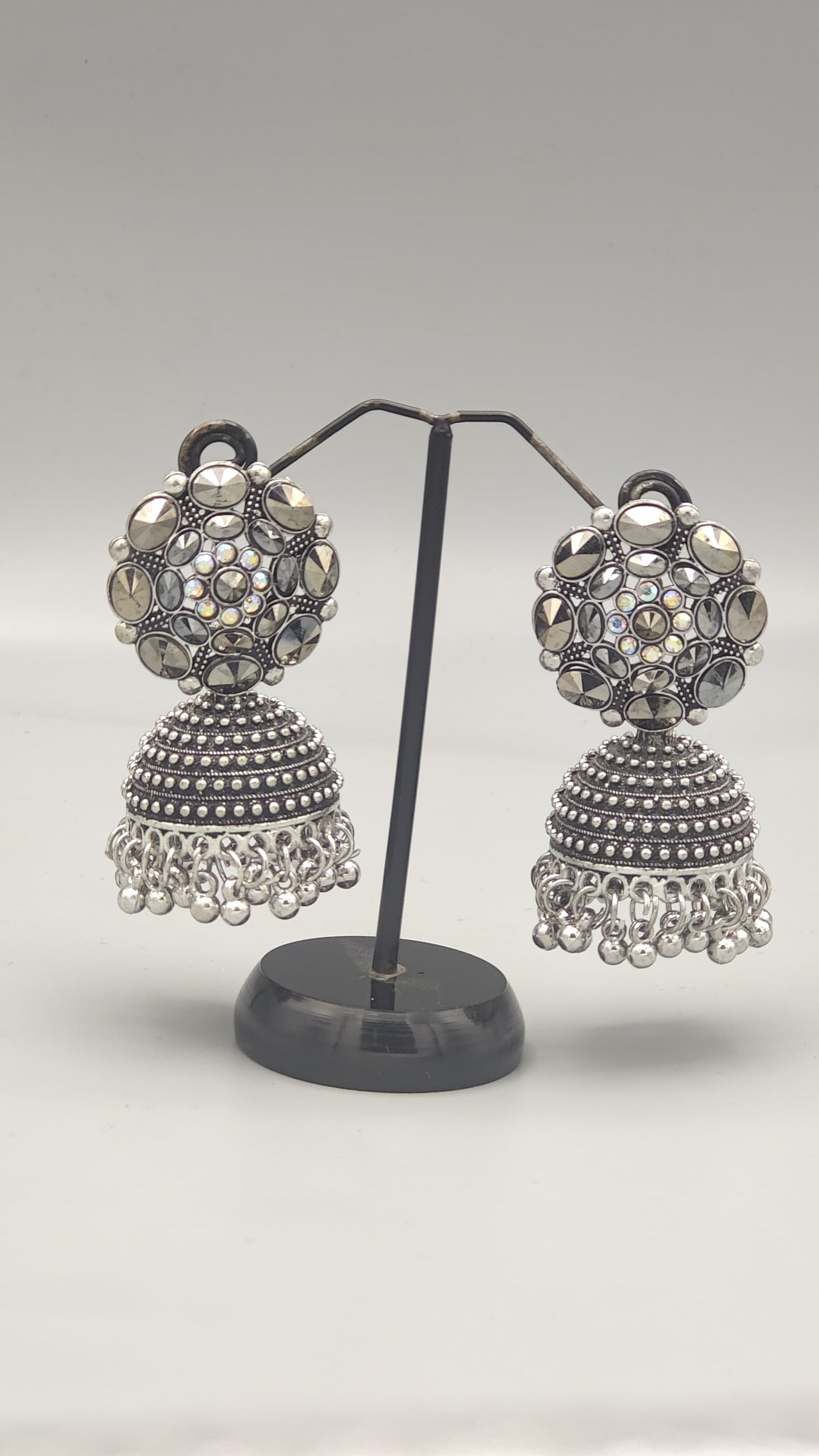 Mirror Majesty Jhumkas