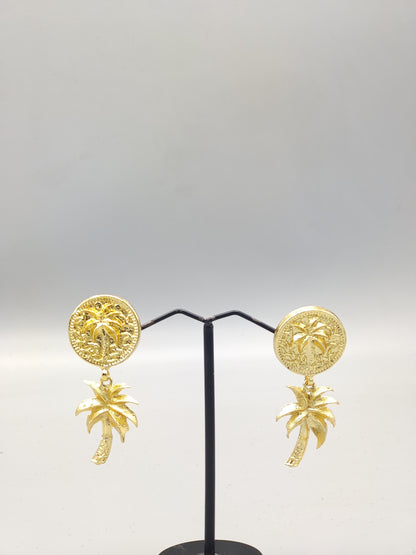 Golden Sunburst Earrings