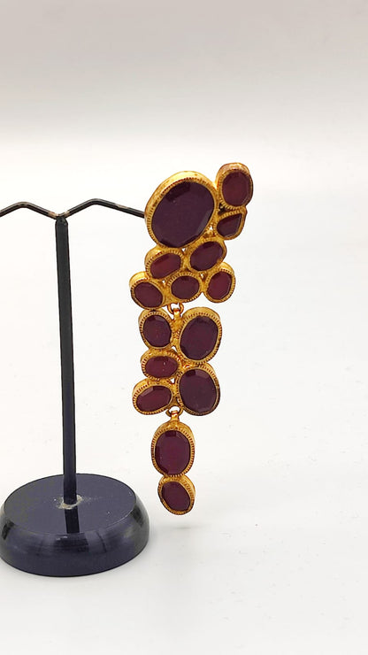 Ruby Radiance Earrings