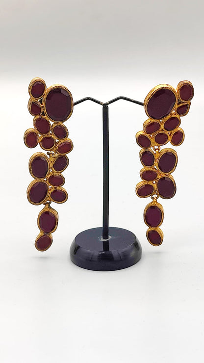 Ruby Radiance Earrings